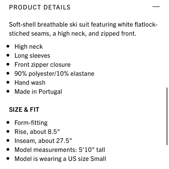 Cordova - The Dolomite Ski Suit NWT - Picture 10 of 10